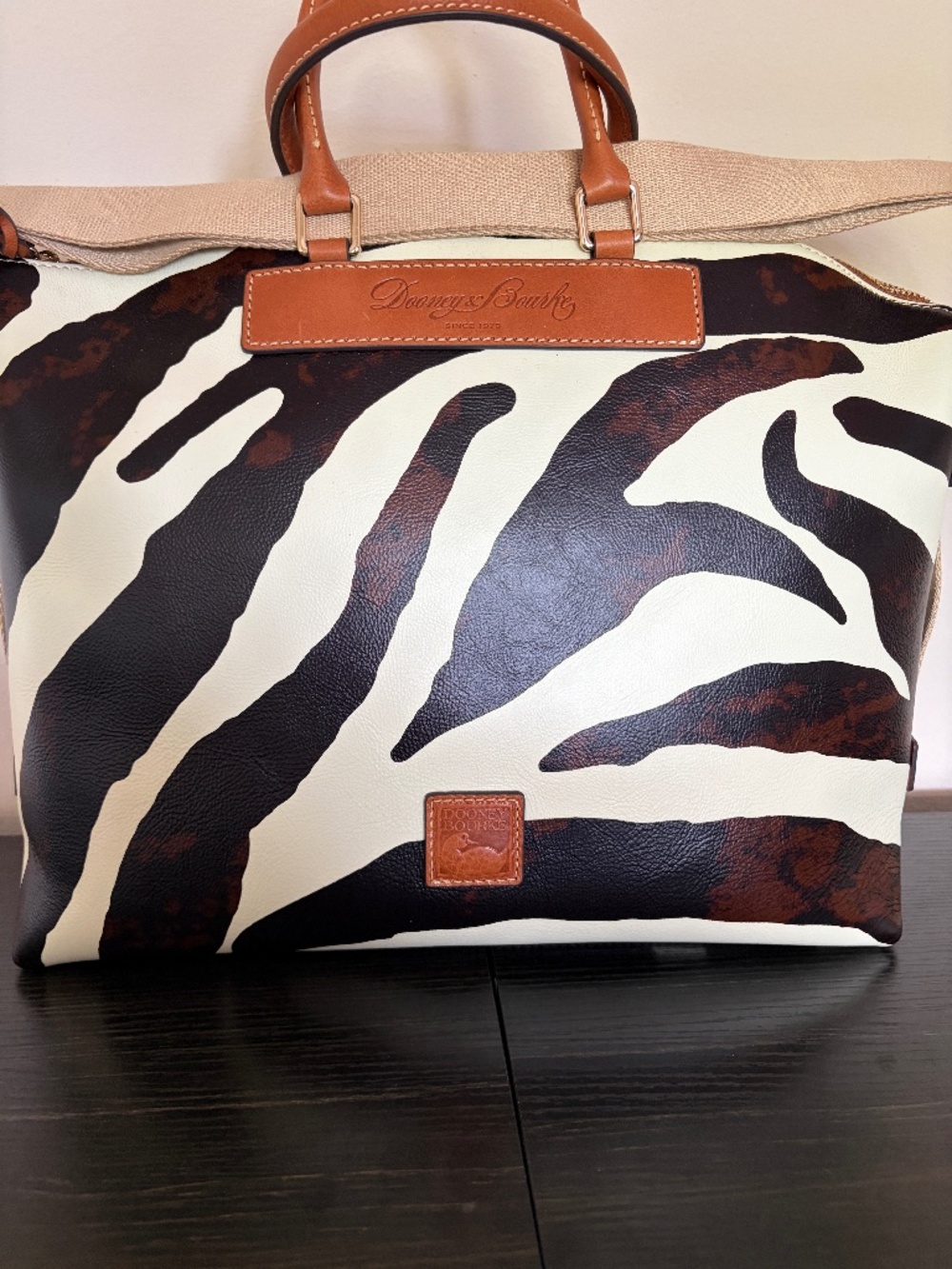 RARE NWT Dooney & Bourke 2009 Archive "Zebra" Juliette Bag – Collector’s Dream!